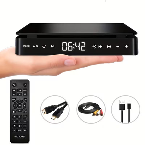 Dvd player 1080p mini multi - dvd,