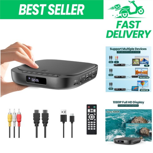 Desobry mini dvd - player, hdmi